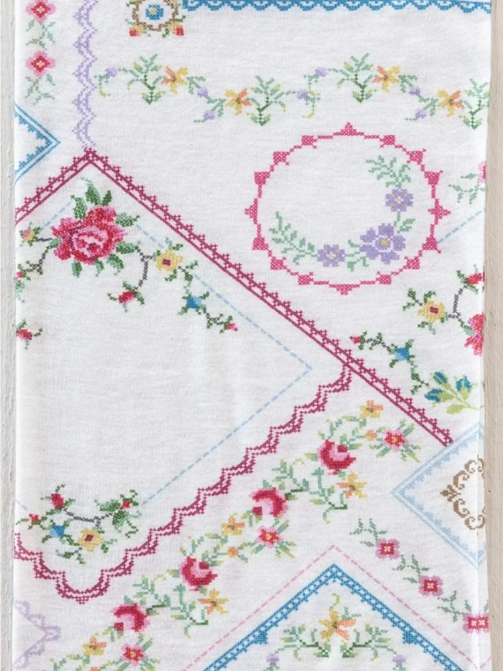 Natural Life Boho Bandeau Headband - White Floral 207